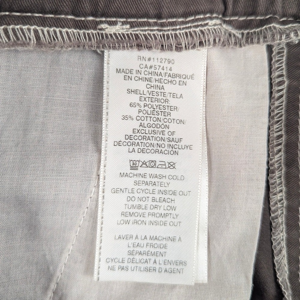 True Religion Vinny Ultra Baggy Cargo Pants Brown Contrast Stitch Size 28 Unisex - Picture 10 of 15
